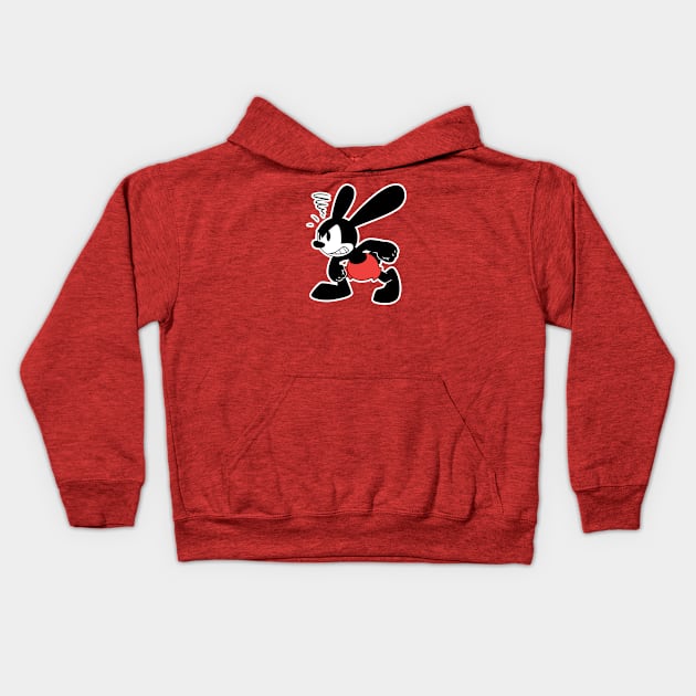 Angry Rabbit Kids Hoodie by MagicalNoms